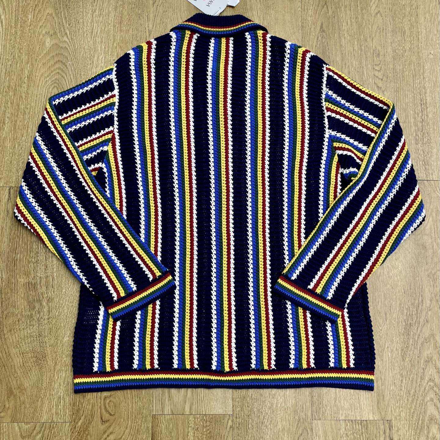 Casablanca Crochet Long-sleeve Stripe Shirt - DopestKickz