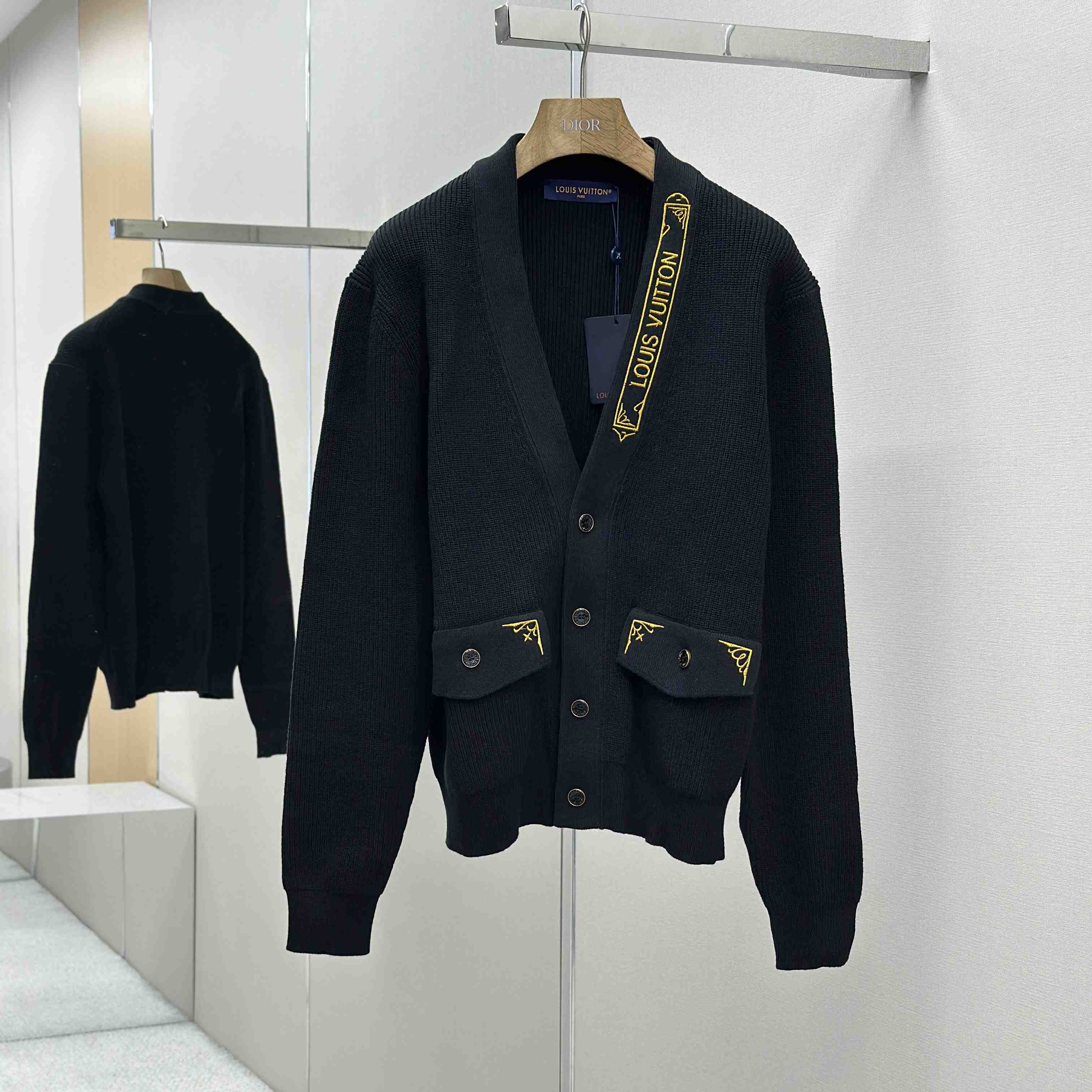 Louis Vuitton Embroidered Signature Cardigan   1AHVMY - DopestKickz