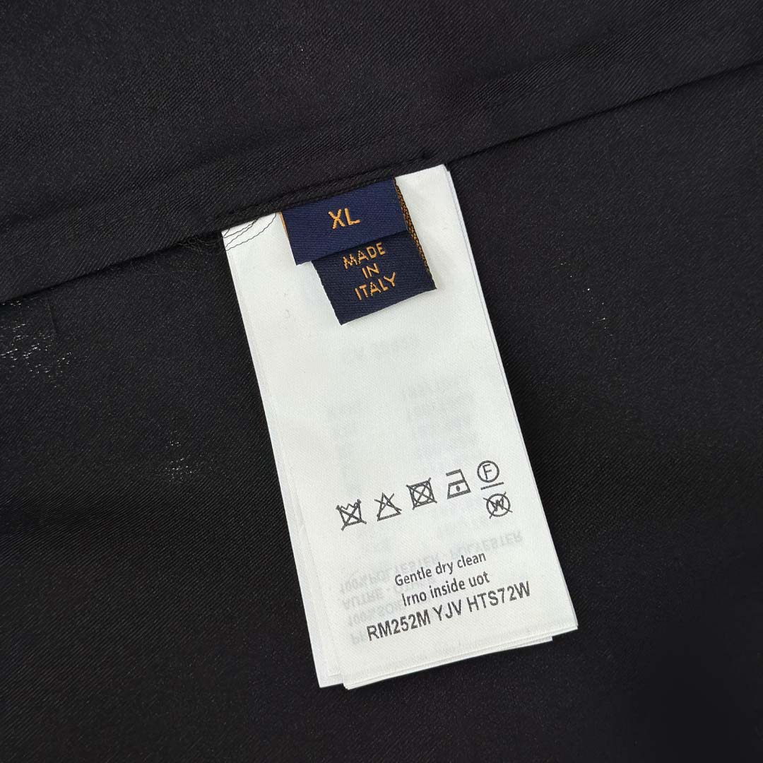 Louis Vuitton Printed Signature Silk Shirt   1AIMHT - DopestKickz