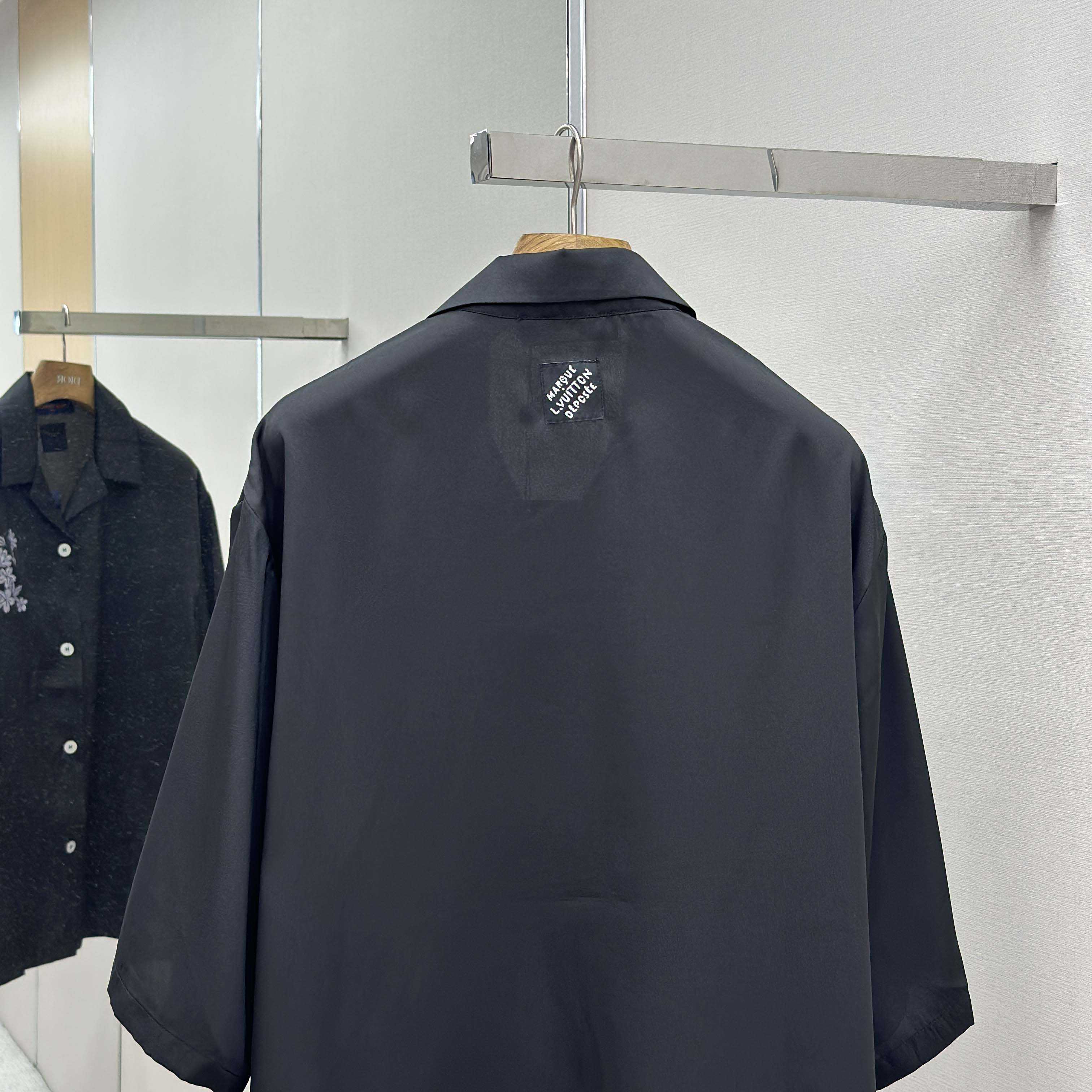 Louis Vuitton Printed Signature Silk Shirt   1AIMHT - DopestKickz