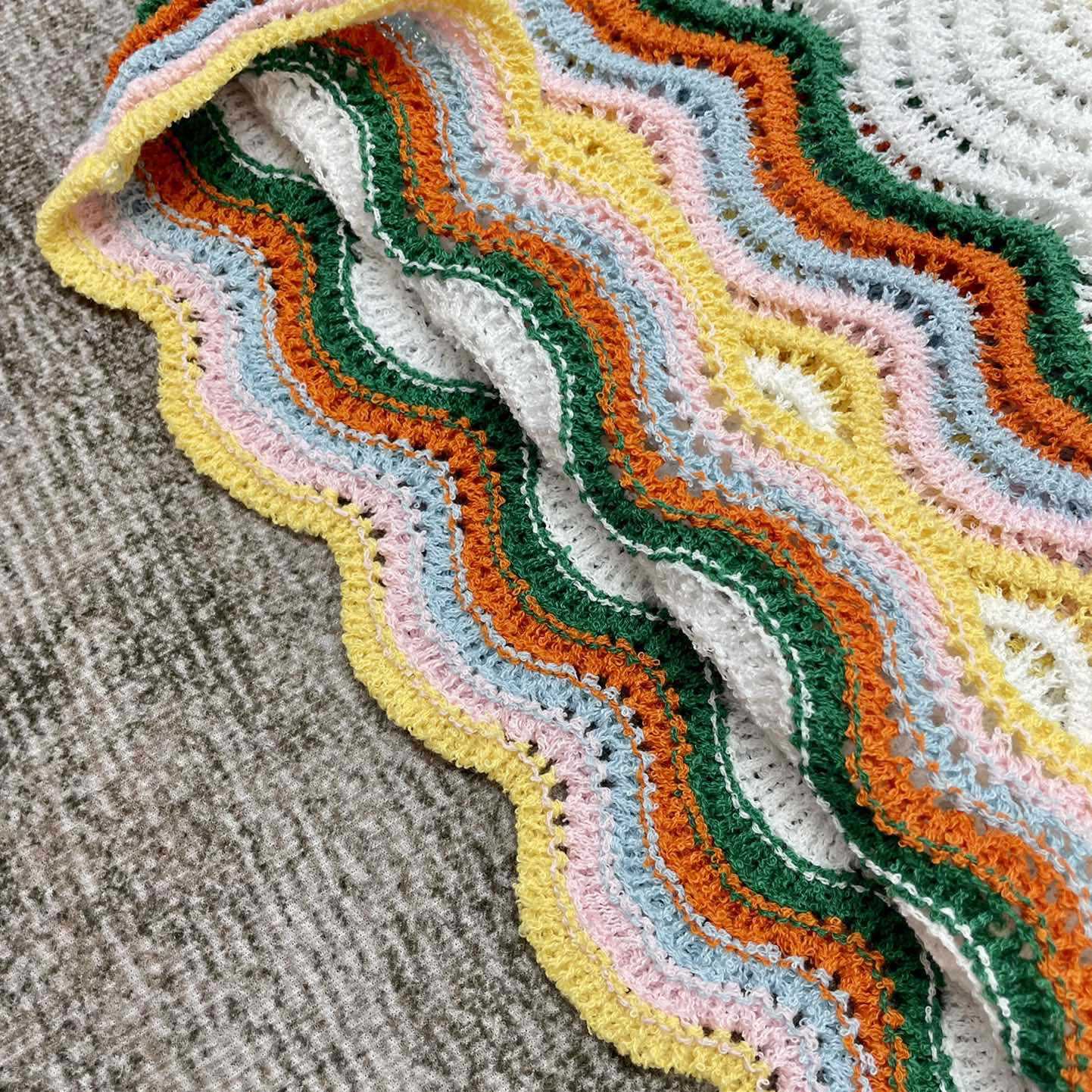 Casablanca Wavy Short-sleeve Boucle Shirt   D0058 - DopestKickz