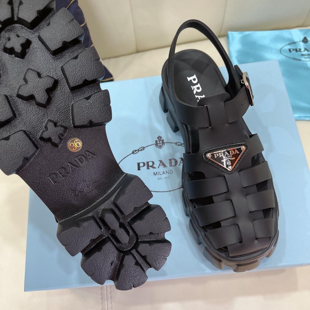 Prada Foam Rubber Sandals - DopestKickz