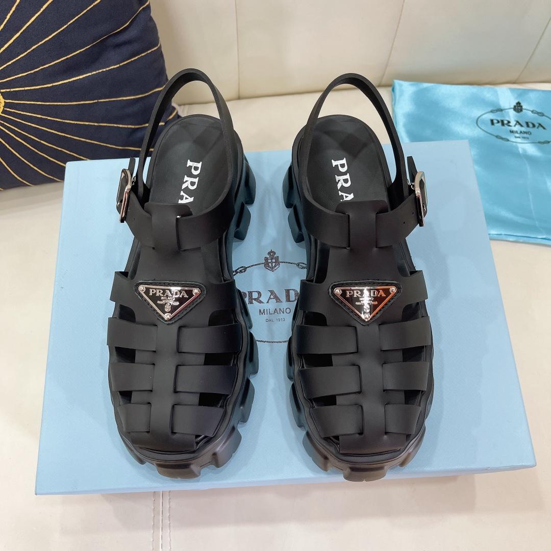 Prada Foam Rubber Sandals - DopestKickz