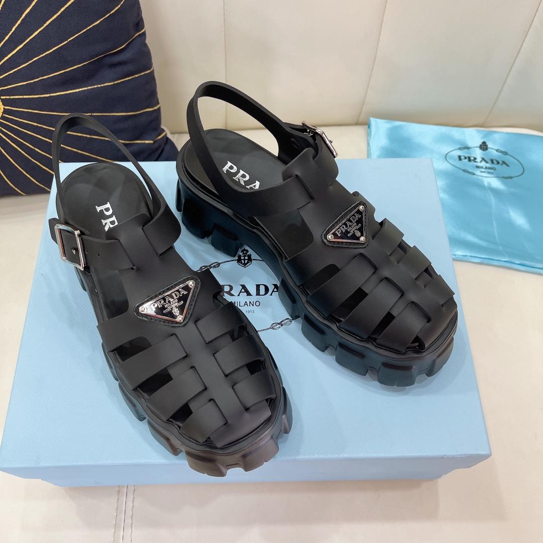 Prada Foam Rubber Sandals - DopestKickz