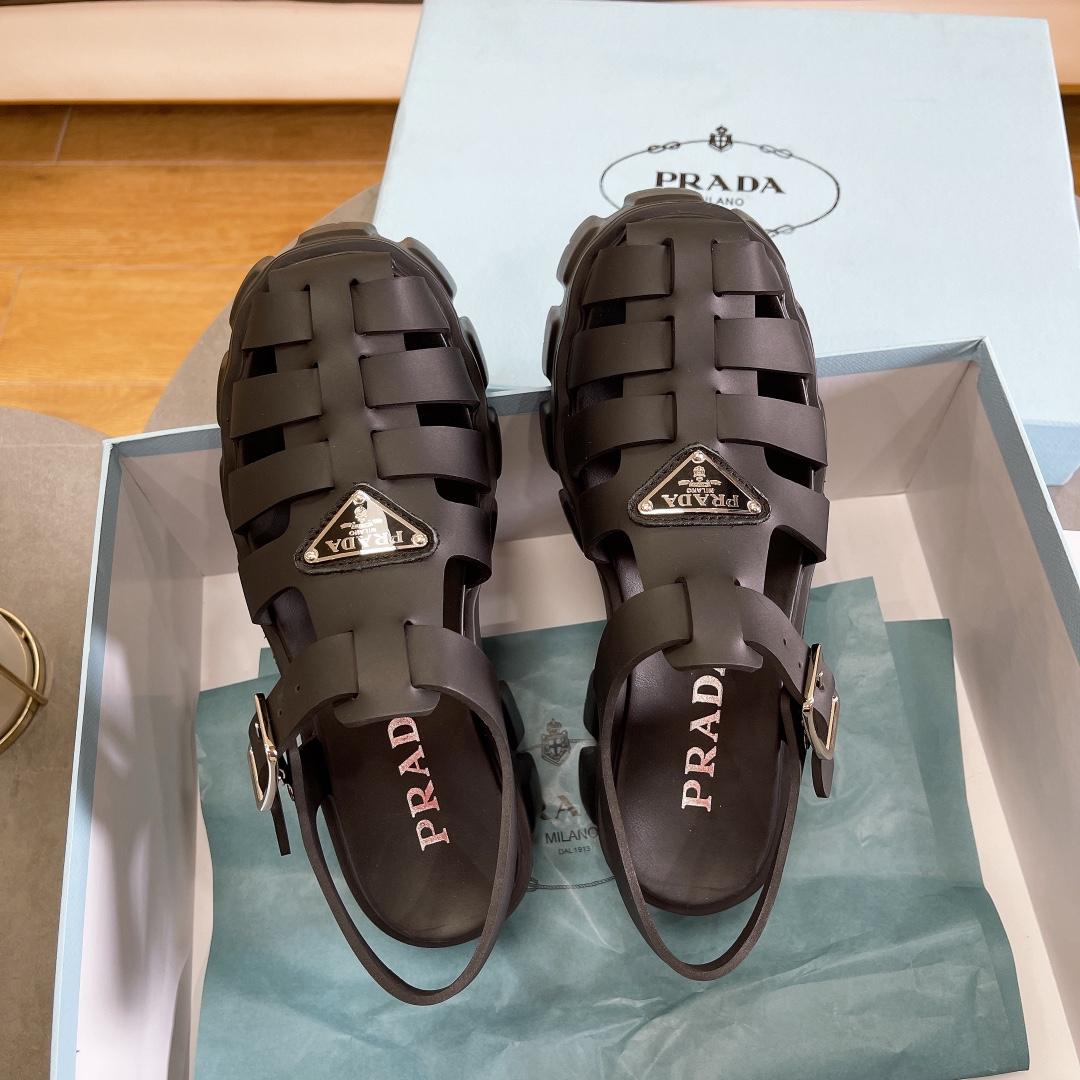 Prada Foam Rubber Sandals - DopestKickz