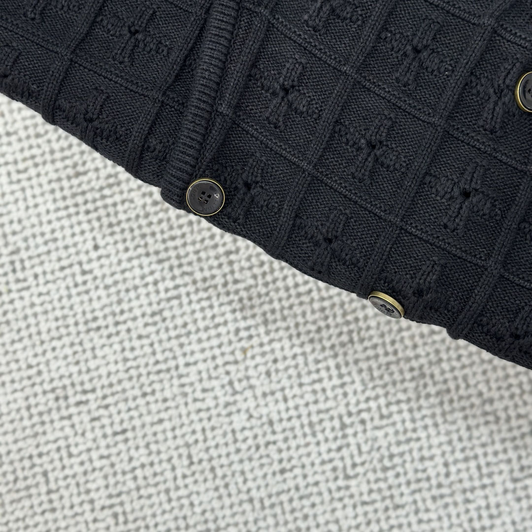 Louis Vuitton Double-Breasted Knit Jacket   1AHVNM - DopestKickz