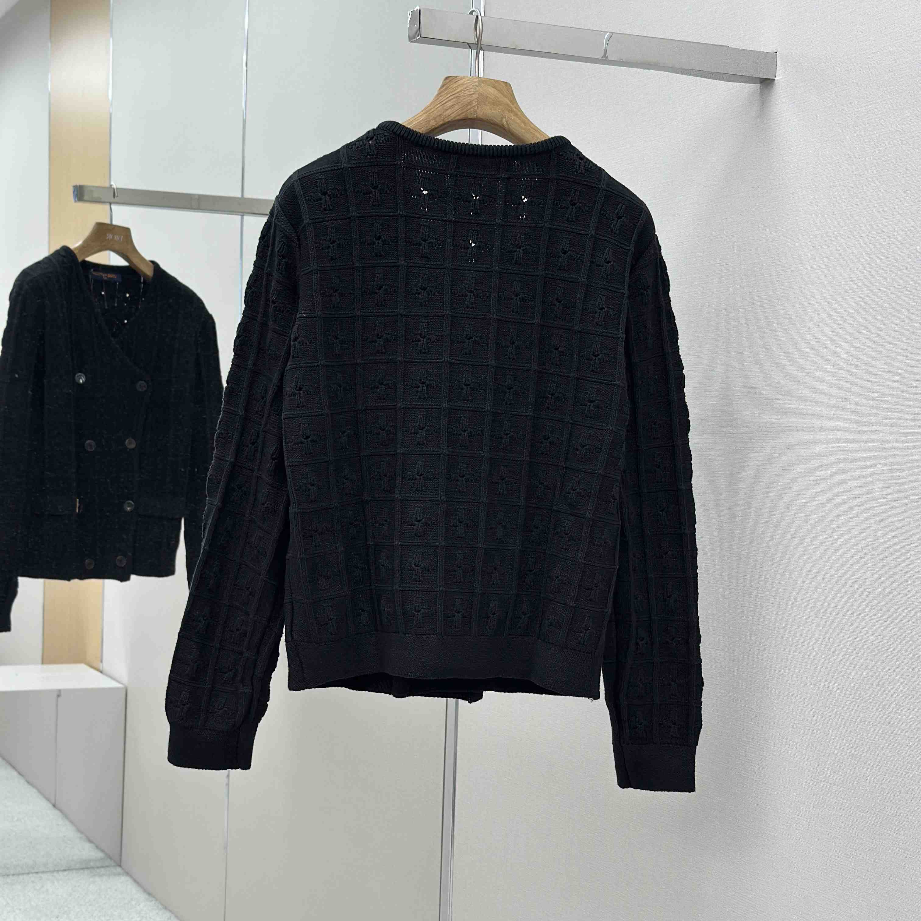 Louis Vuitton Double-Breasted Knit Jacket   1AHVNM - DopestKickz