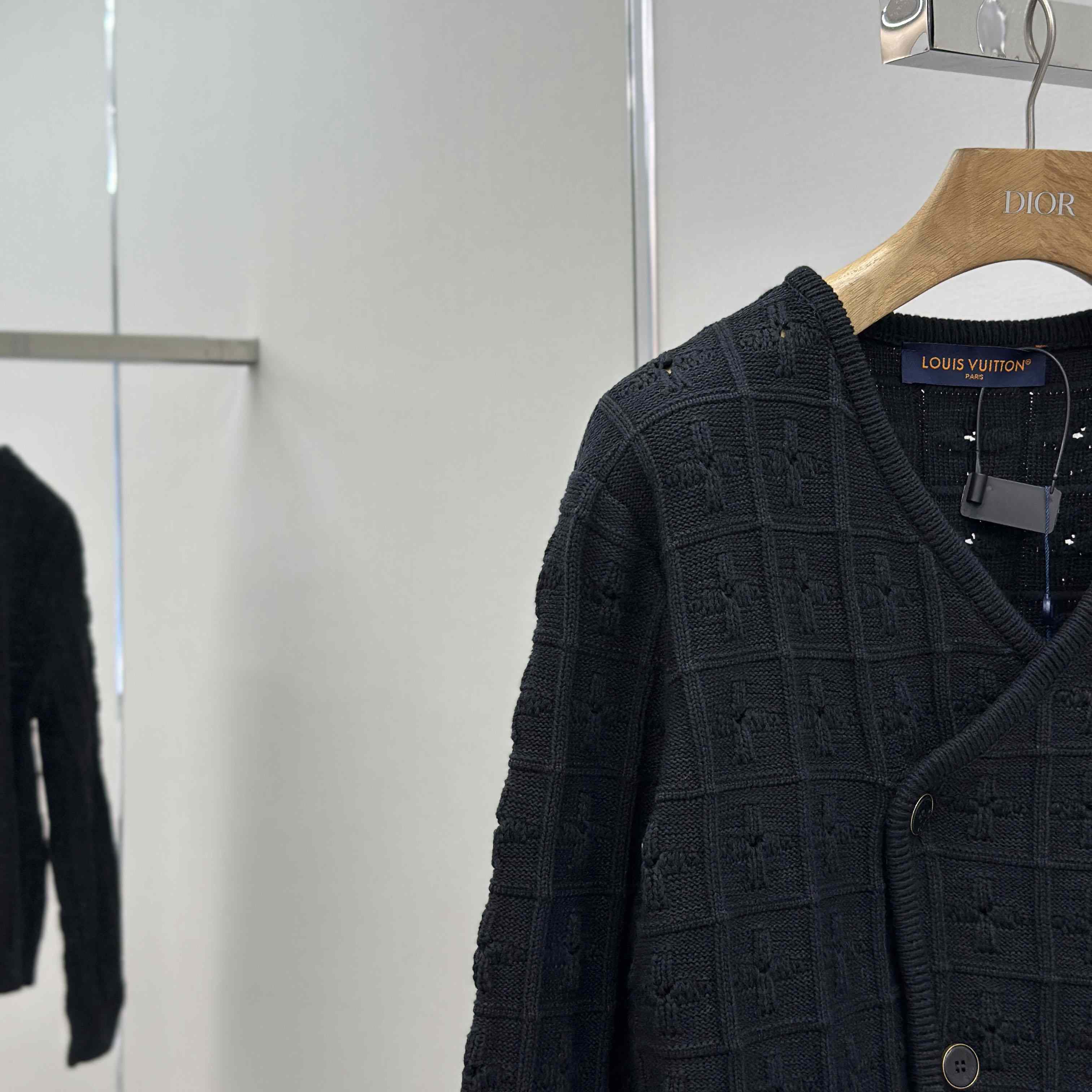 Louis Vuitton Double-Breasted Knit Jacket   1AHVNM - DopestKickz