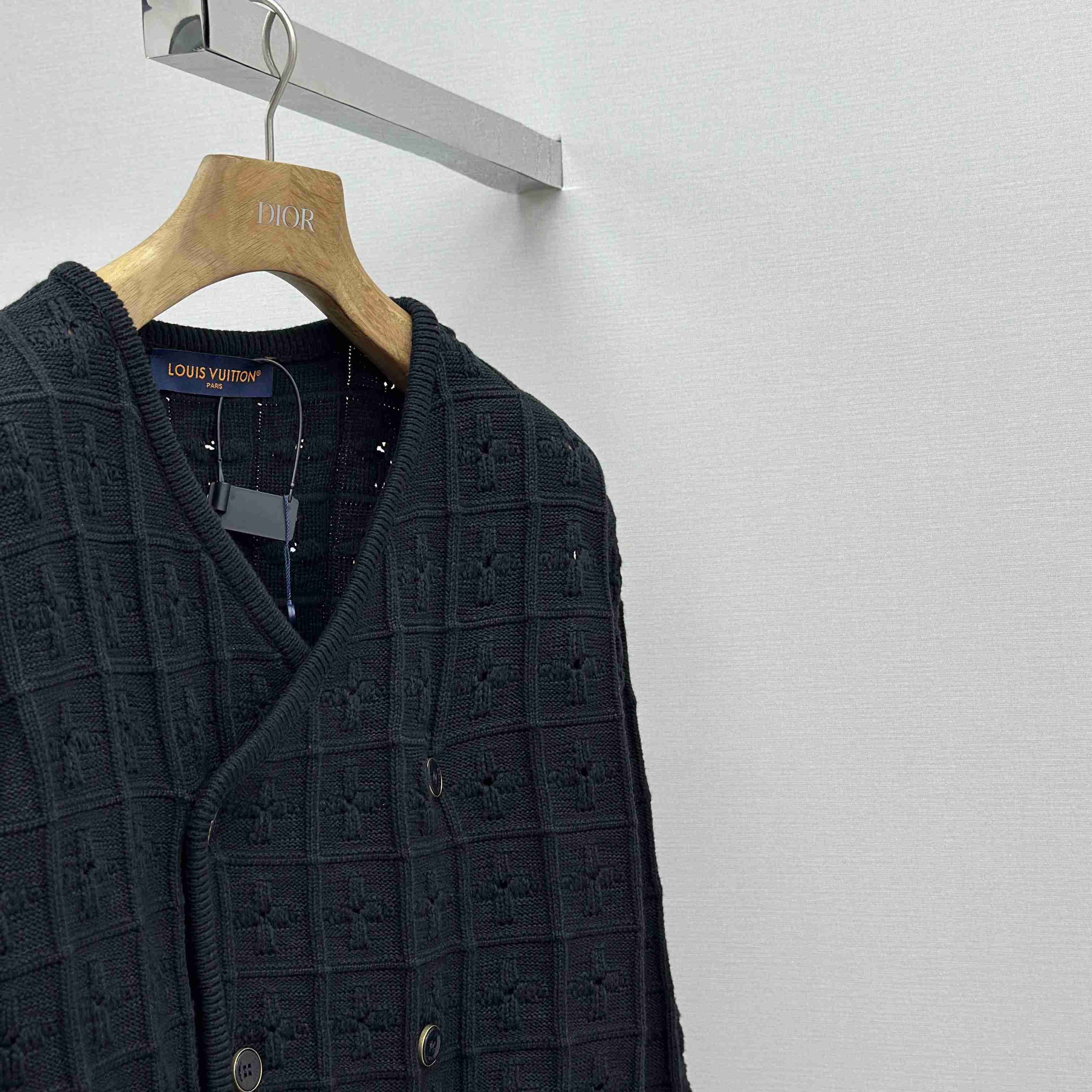 Louis Vuitton Double-Breasted Knit Jacket   1AHVNM - DopestKickz