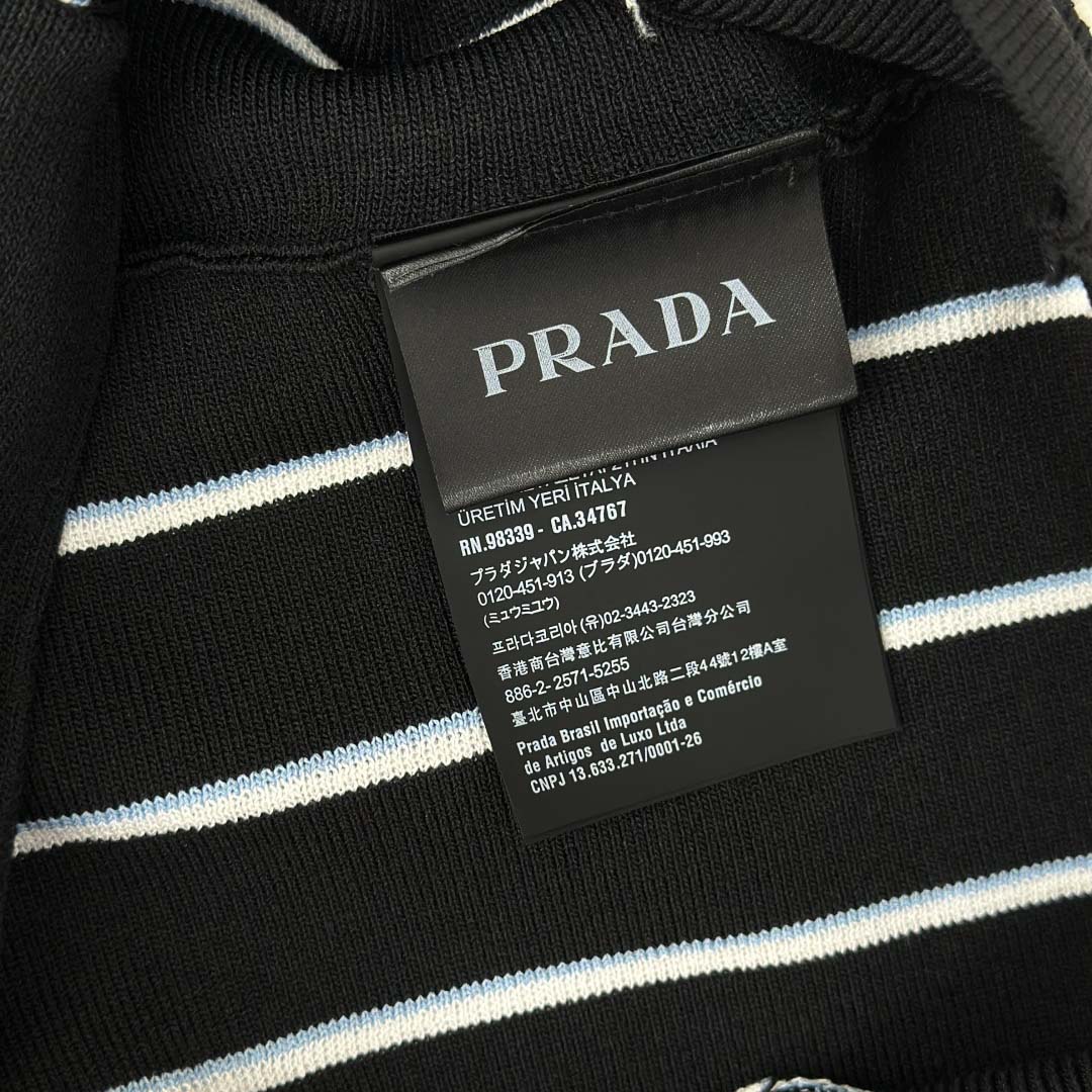 Prada Black Wool Cardigan - DopestKickz