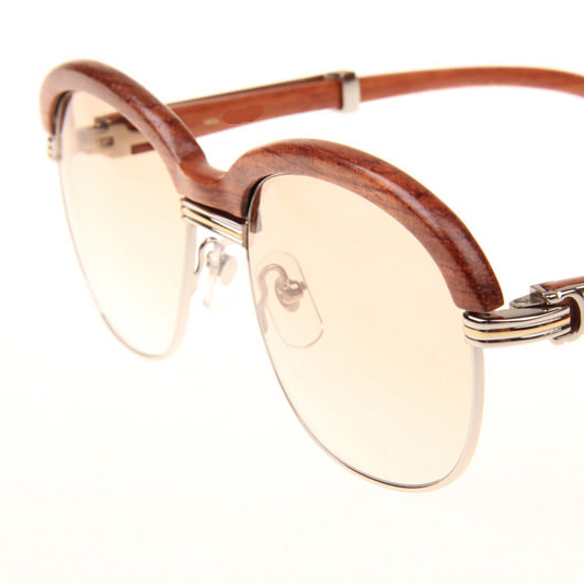 Cartier CT_1116679 Sunglasses In Silver Brown Gradient - DopestKickz