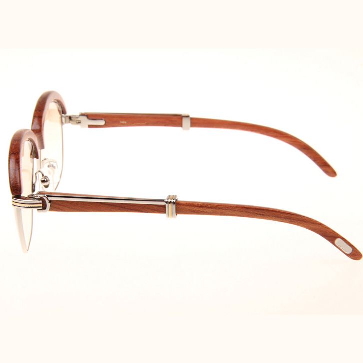 Cartier CT_1116679 Sunglasses In Silver Brown Gradient - DopestKickz