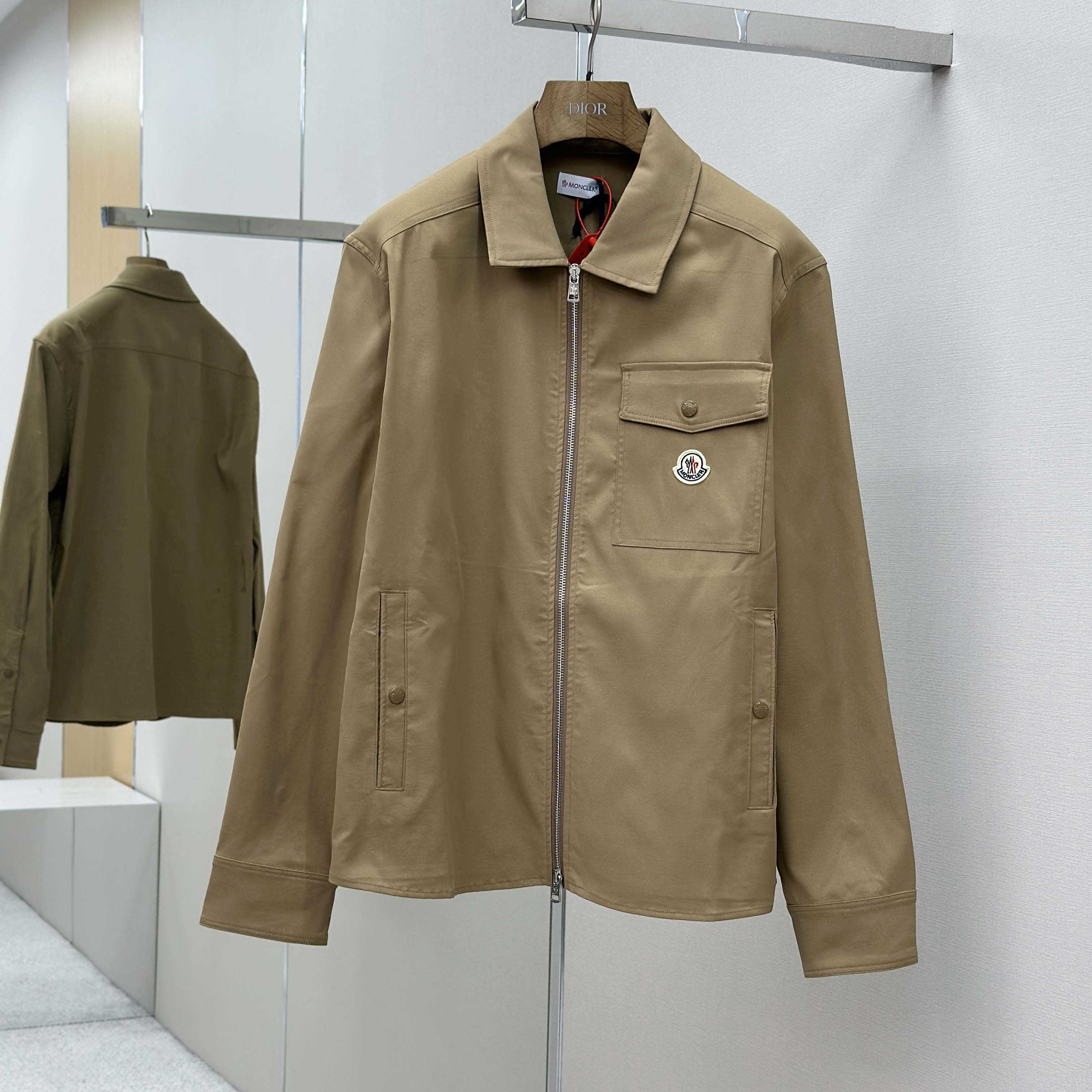 Moncler Gabardine Cotton Shirt Jacket - DopestKickz