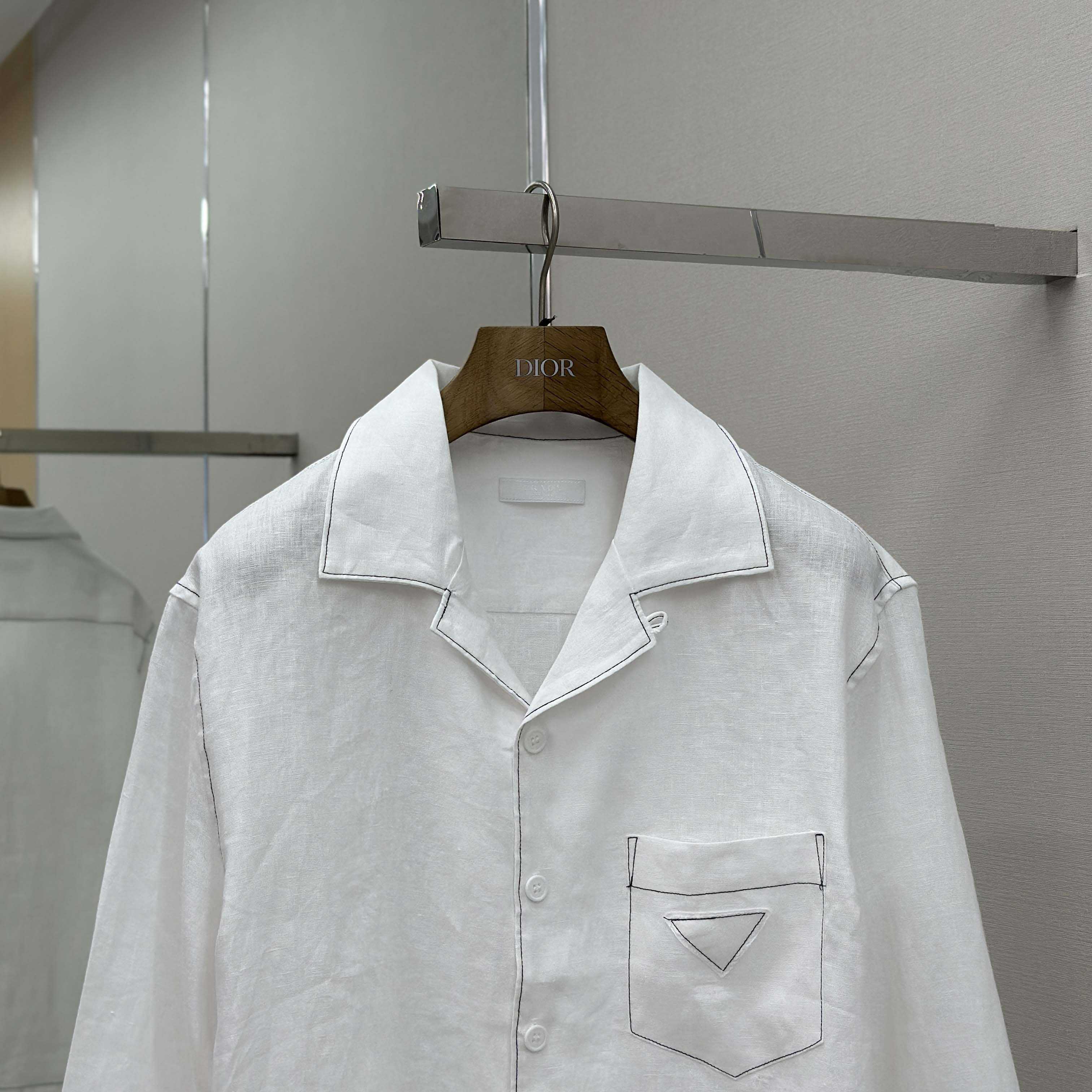 Prada Linen Shirt - DopestKickz