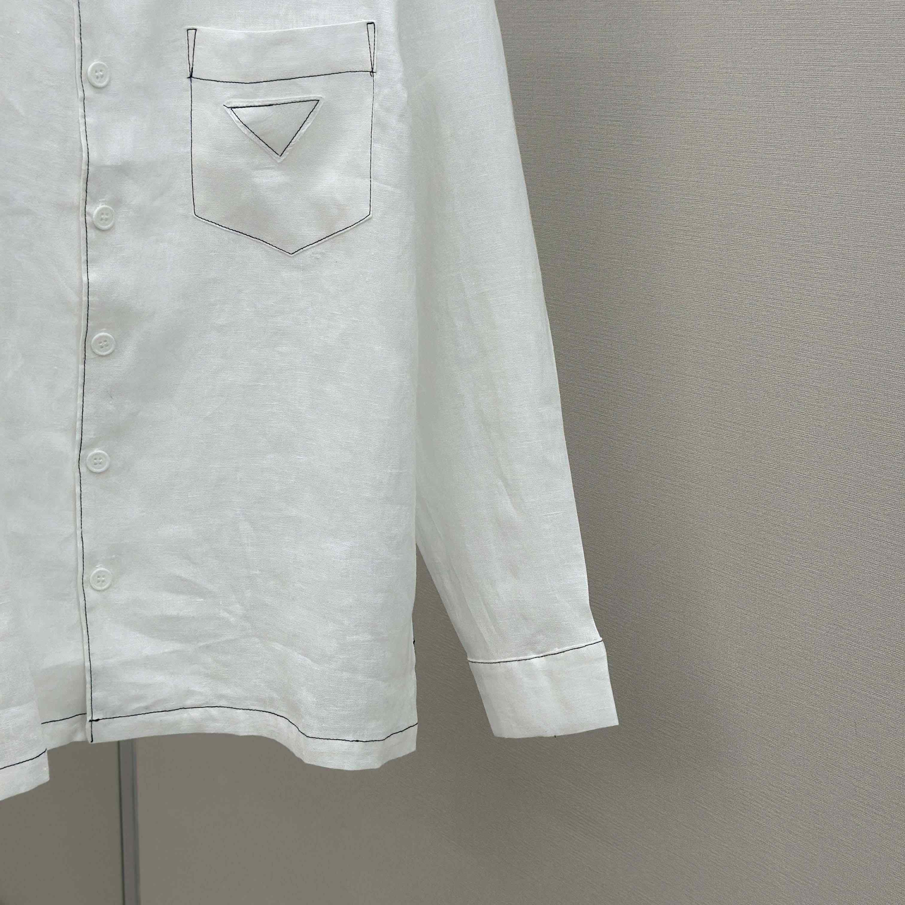 Prada Linen Shirt - DopestKickz