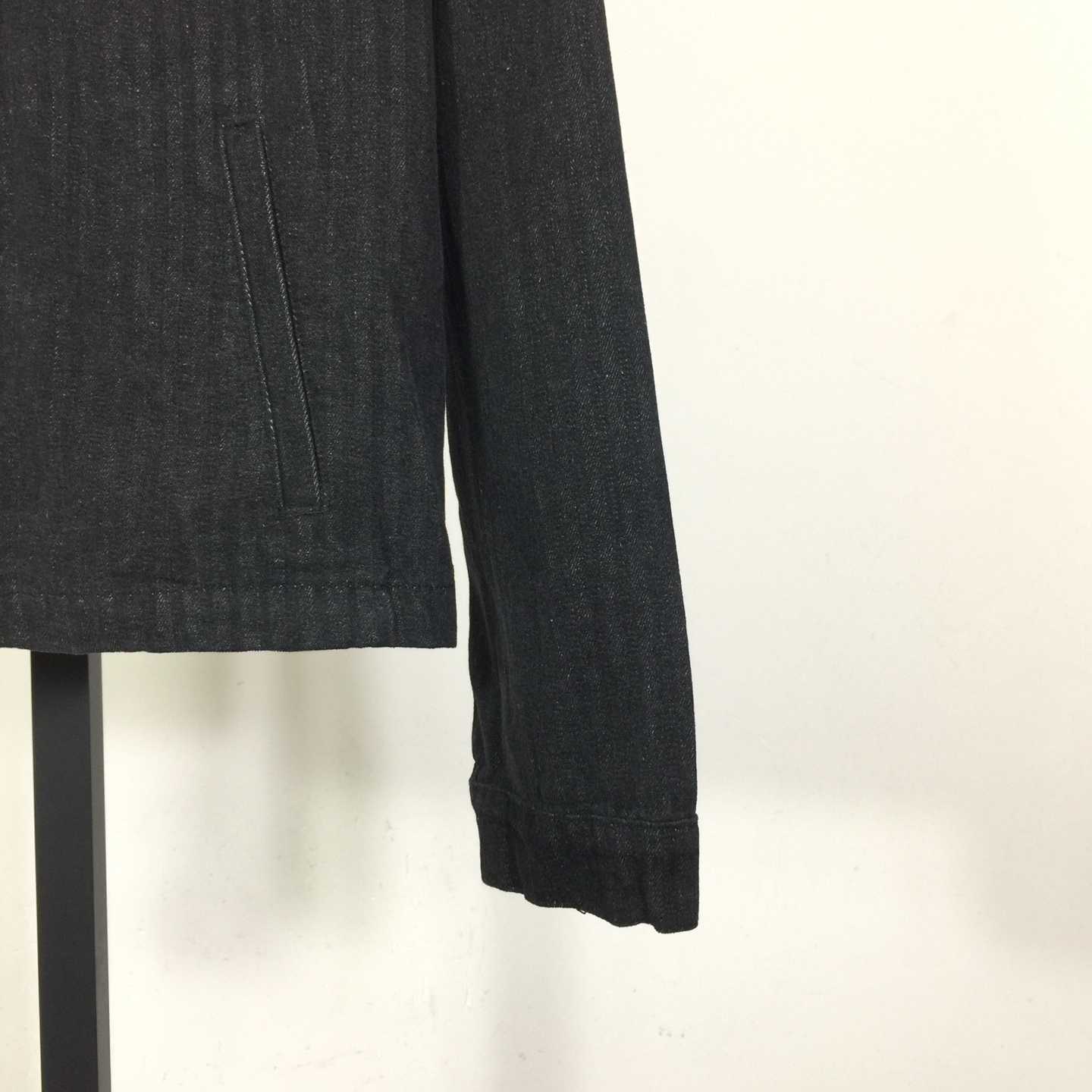 Prada Chevron Denim Blouson Jacket - DopestKickz