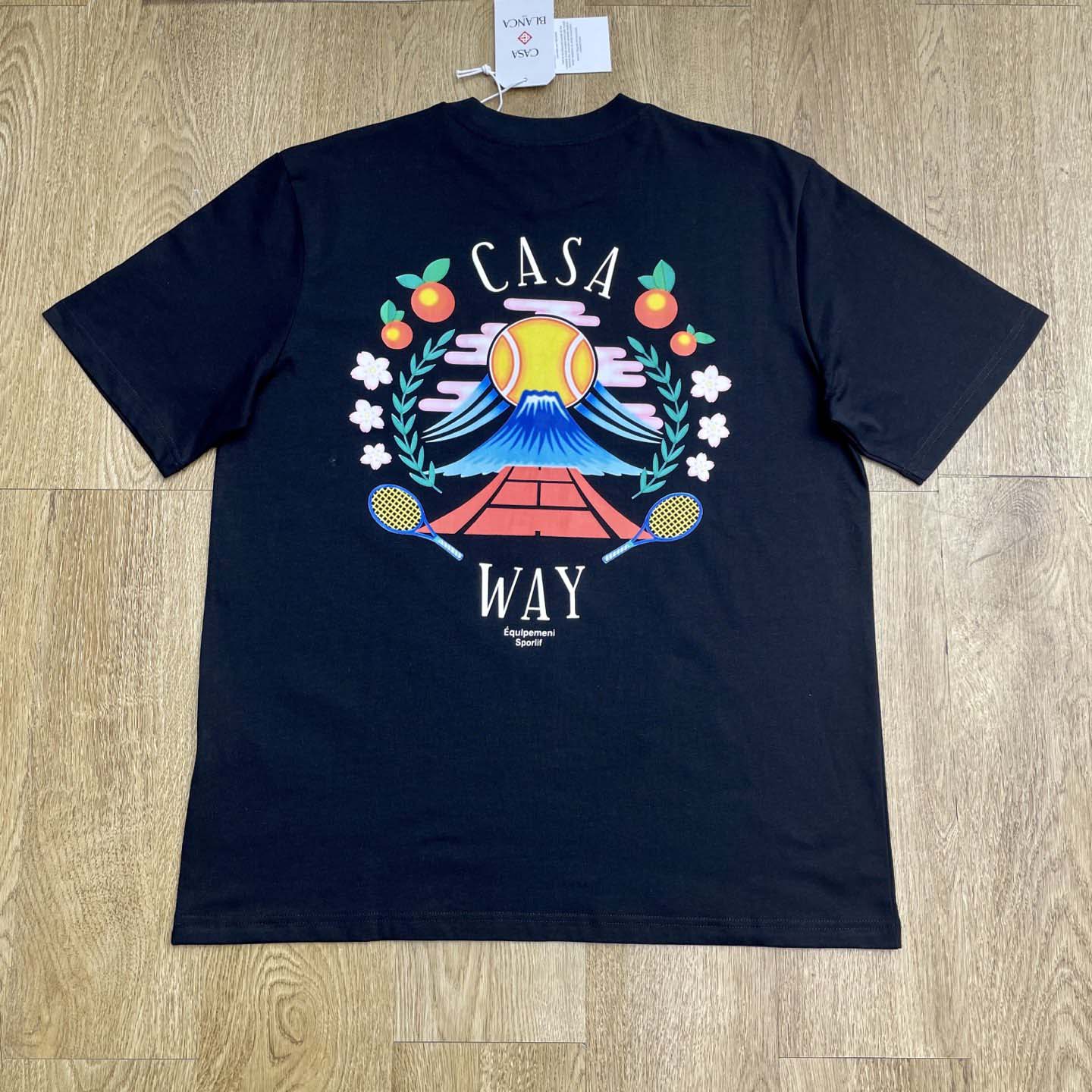 Casablanca Casa Way Mountain Short Sleeve T-Shirt   C1033 - DopestKickz