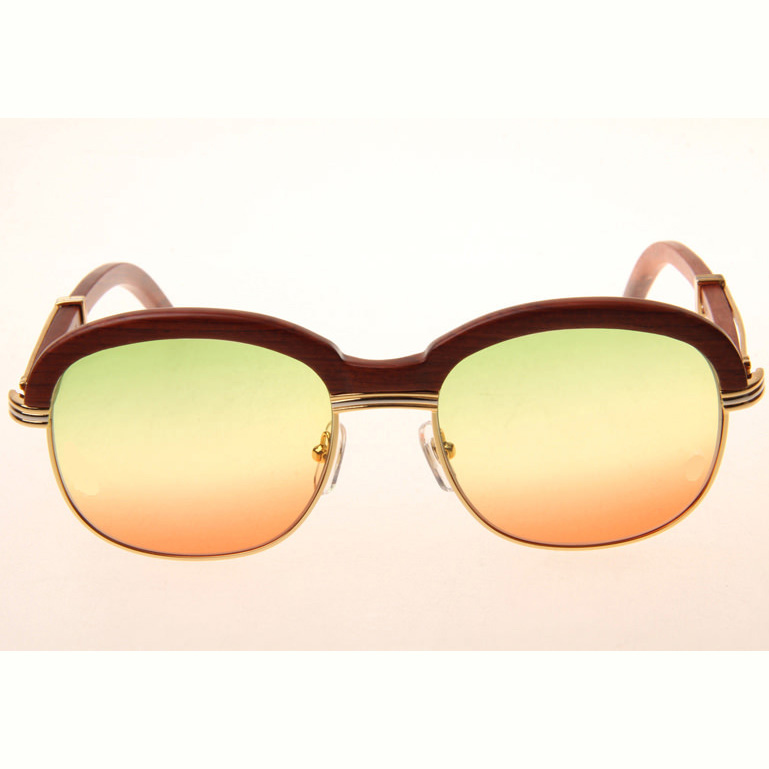 Cartier CT_1116679 Sunglasses In Gold Three Color Lens - DopestKickz