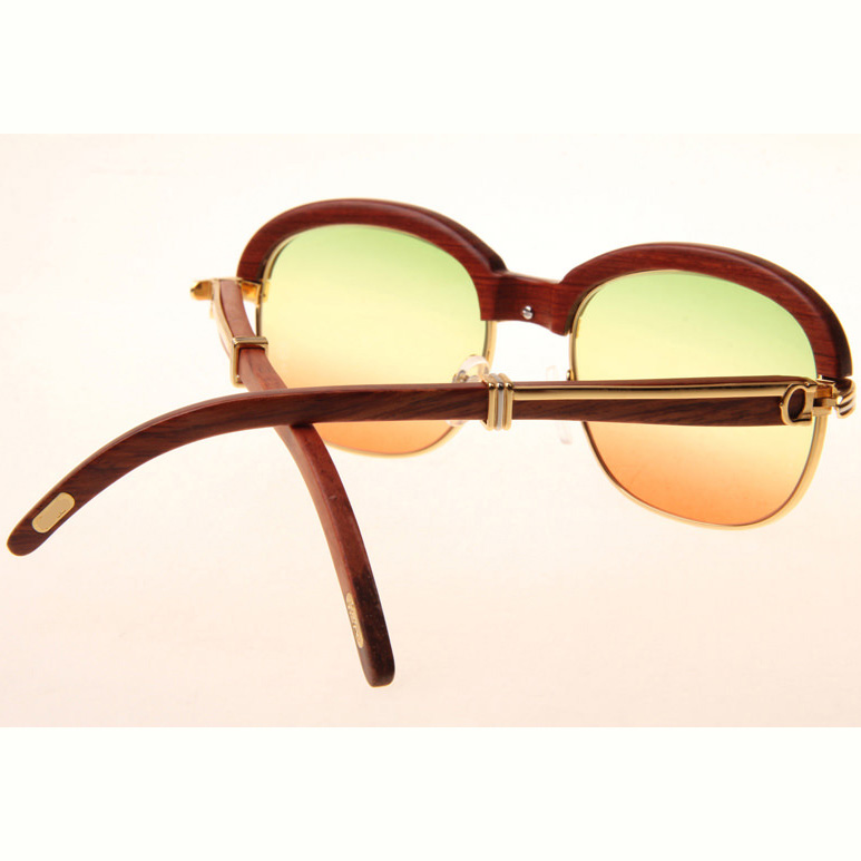 Cartier CT_1116679 Sunglasses In Gold Three Color Lens - DopestKickz