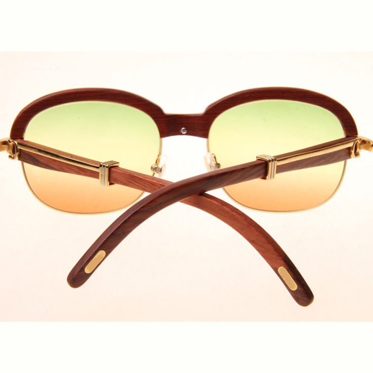 Cartier CT_1116679 Sunglasses In Gold Three Color Lens - DopestKickz