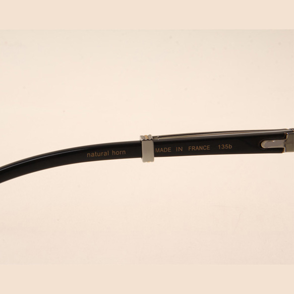 Cartier CT1990-0692 White Mix Black Buffalo Sunglasses In Silver Grey - DopestKickz