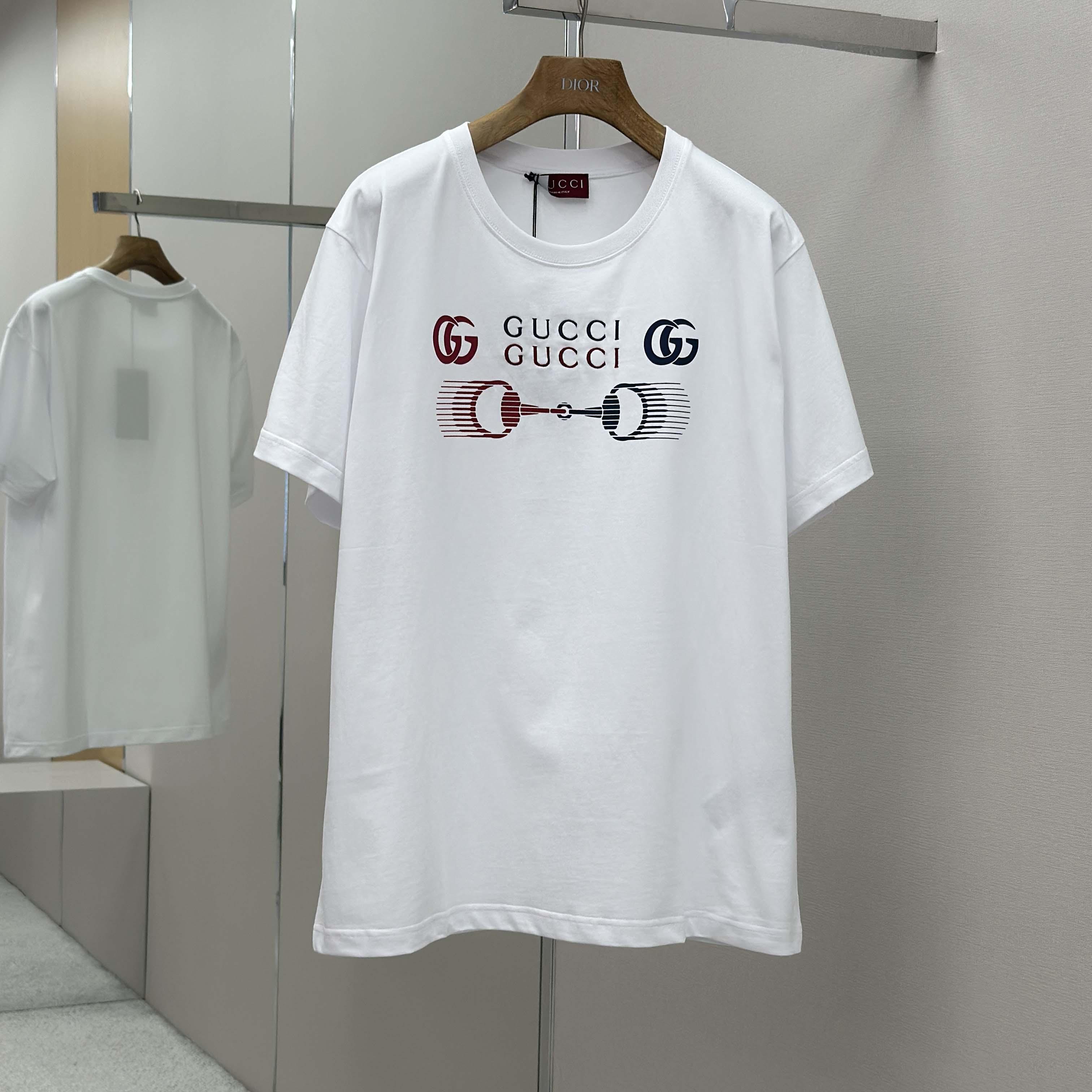 Gucci Printed Cotton Jersey T-shirt - DopestKickz