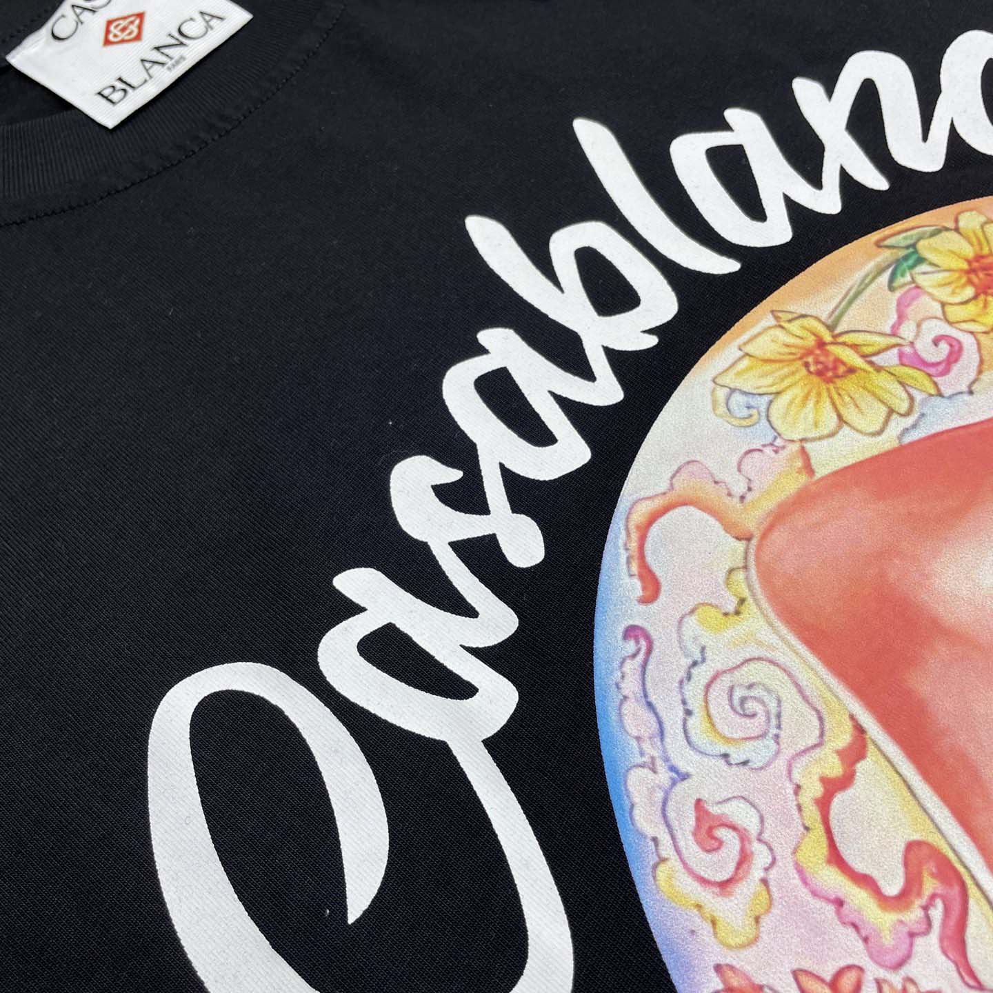 Casablanca Organic-cotton T-shirt   C1060 - DopestKickz