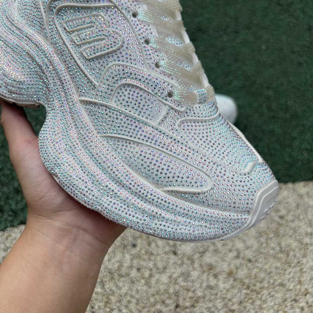 Balenciaga Runner Sneakers with Rhinestones - DopestKickz