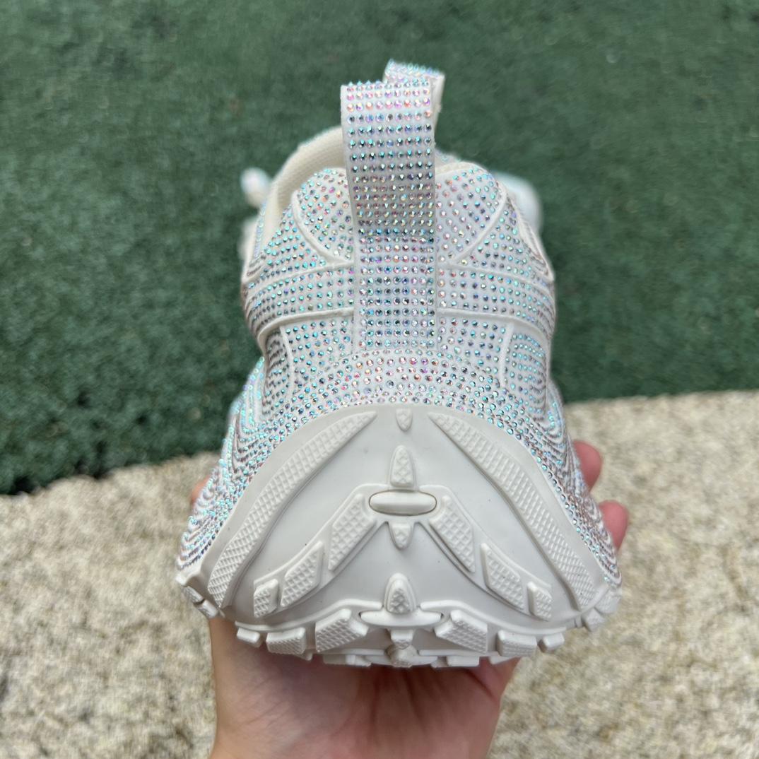 Balenciaga Runner Sneakers with Rhinestones - DopestKickz