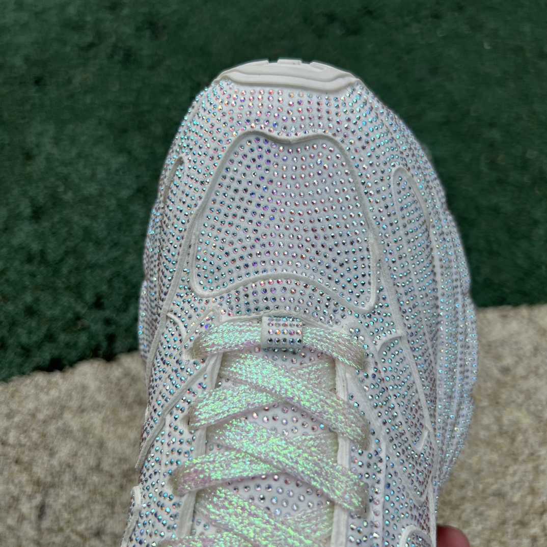 Balenciaga Runner Sneakers with Rhinestones - DopestKickz