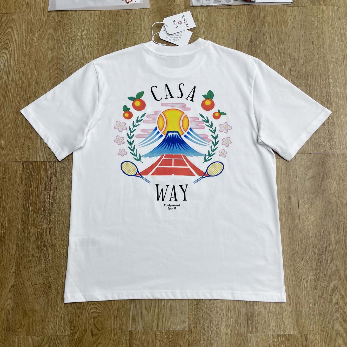 Casablanca Casa Way Mountain Short Sleeve T-Shirt   C1032 - DopestKickz