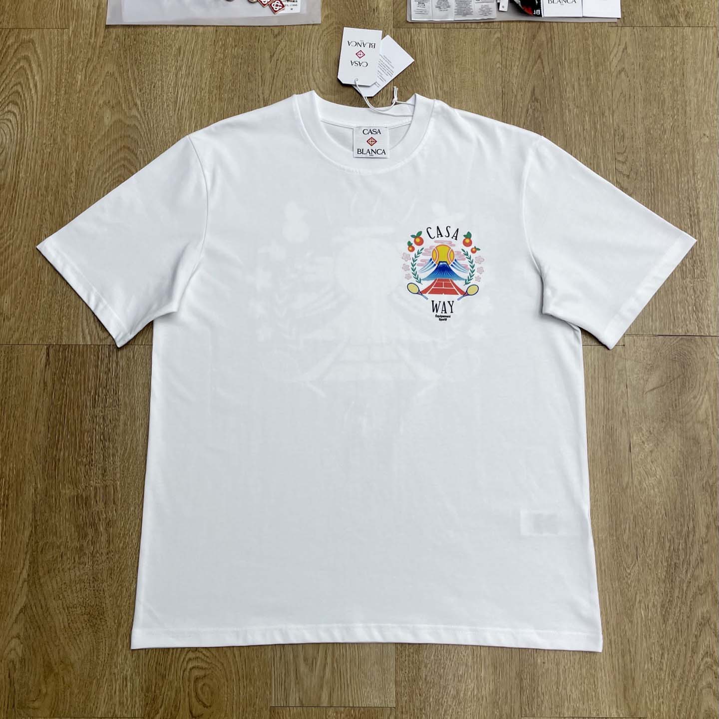 Casablanca Casa Way Mountain Short Sleeve T-Shirt   C1032 - DopestKickz