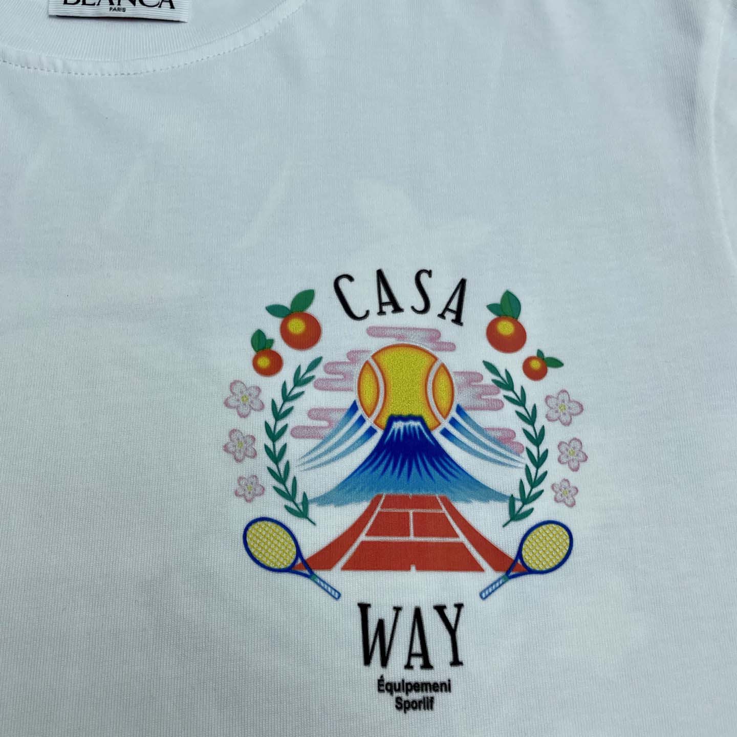 Casablanca Casa Way Mountain Short Sleeve T-Shirt   C1032 - DopestKickz
