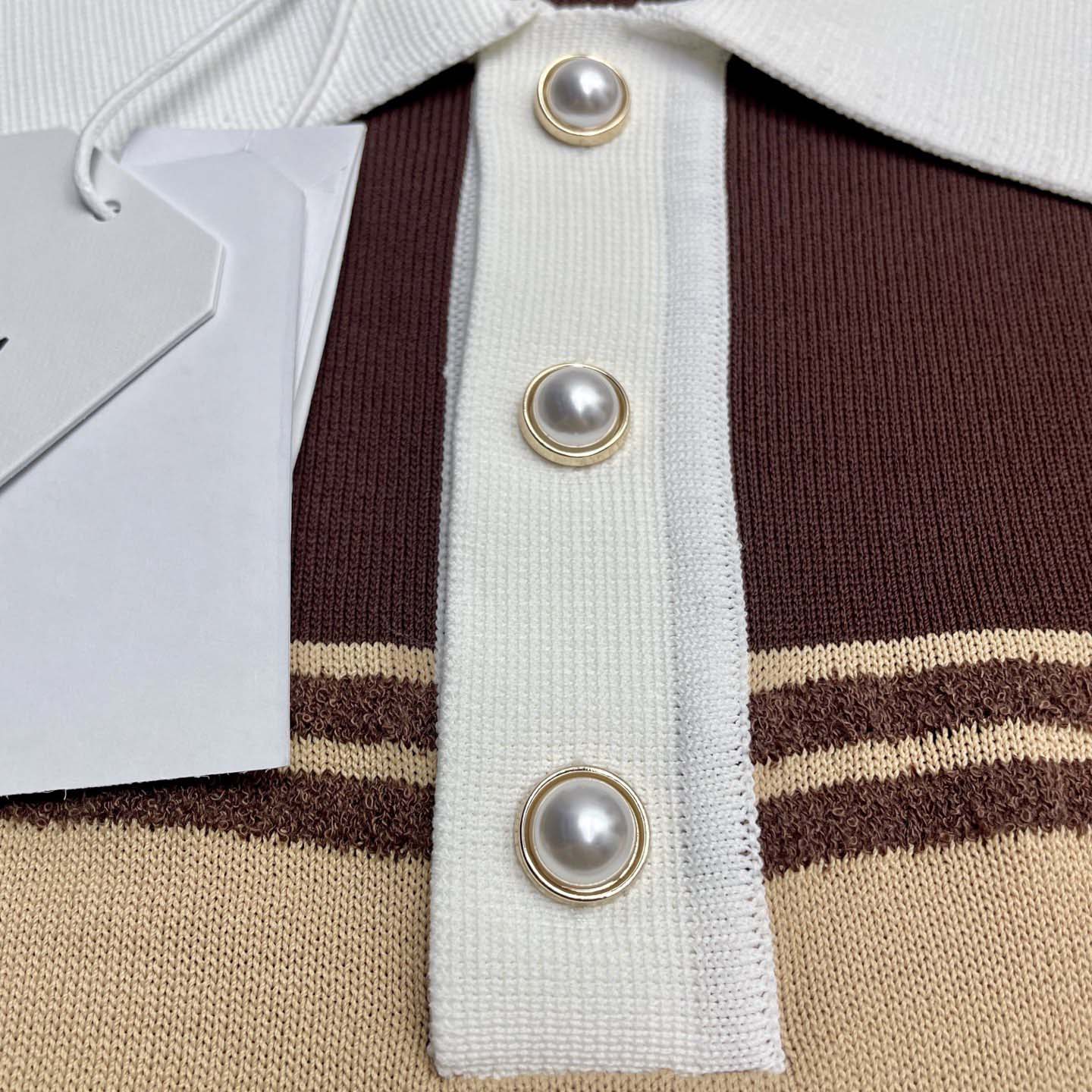 Casablanca Stripe Polo Shirt   D0100 - DopestKickz