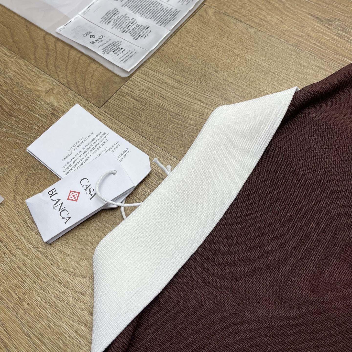 Casablanca Stripe Polo Shirt   D0100 - DopestKickz