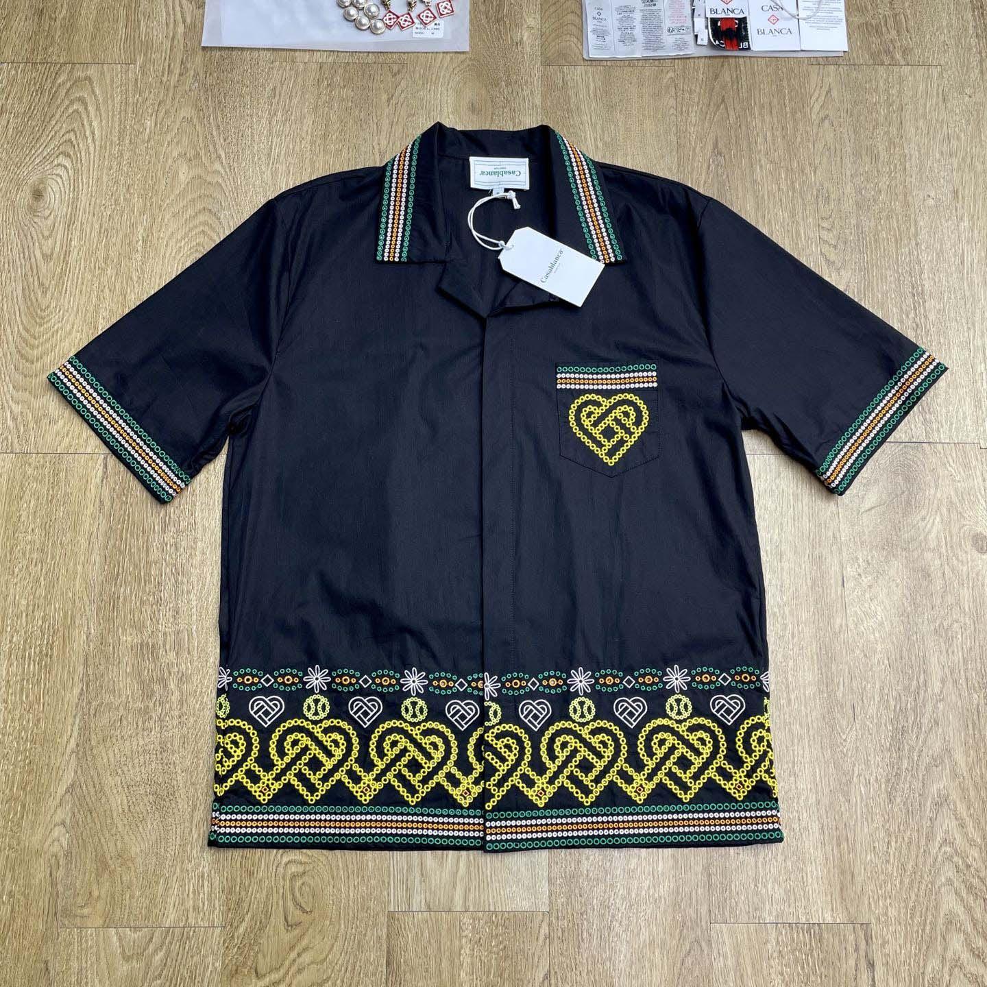 Casablanca Gradient Heat Broderie-anglaise Shirt      CA3544 - DopestKickz