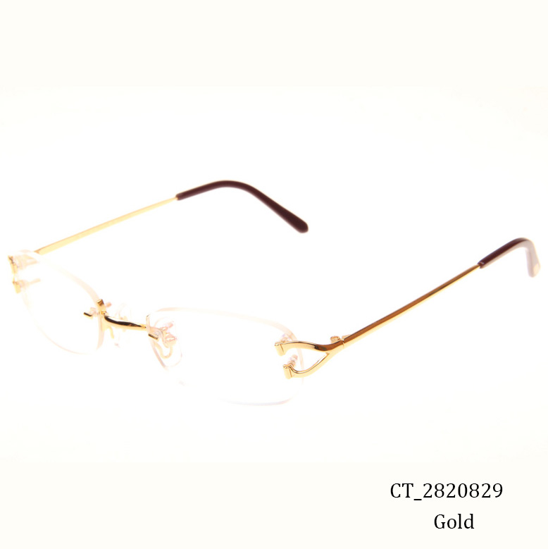 Cartier CT 2820829 Eyeglasses In Gold - DopestKickz