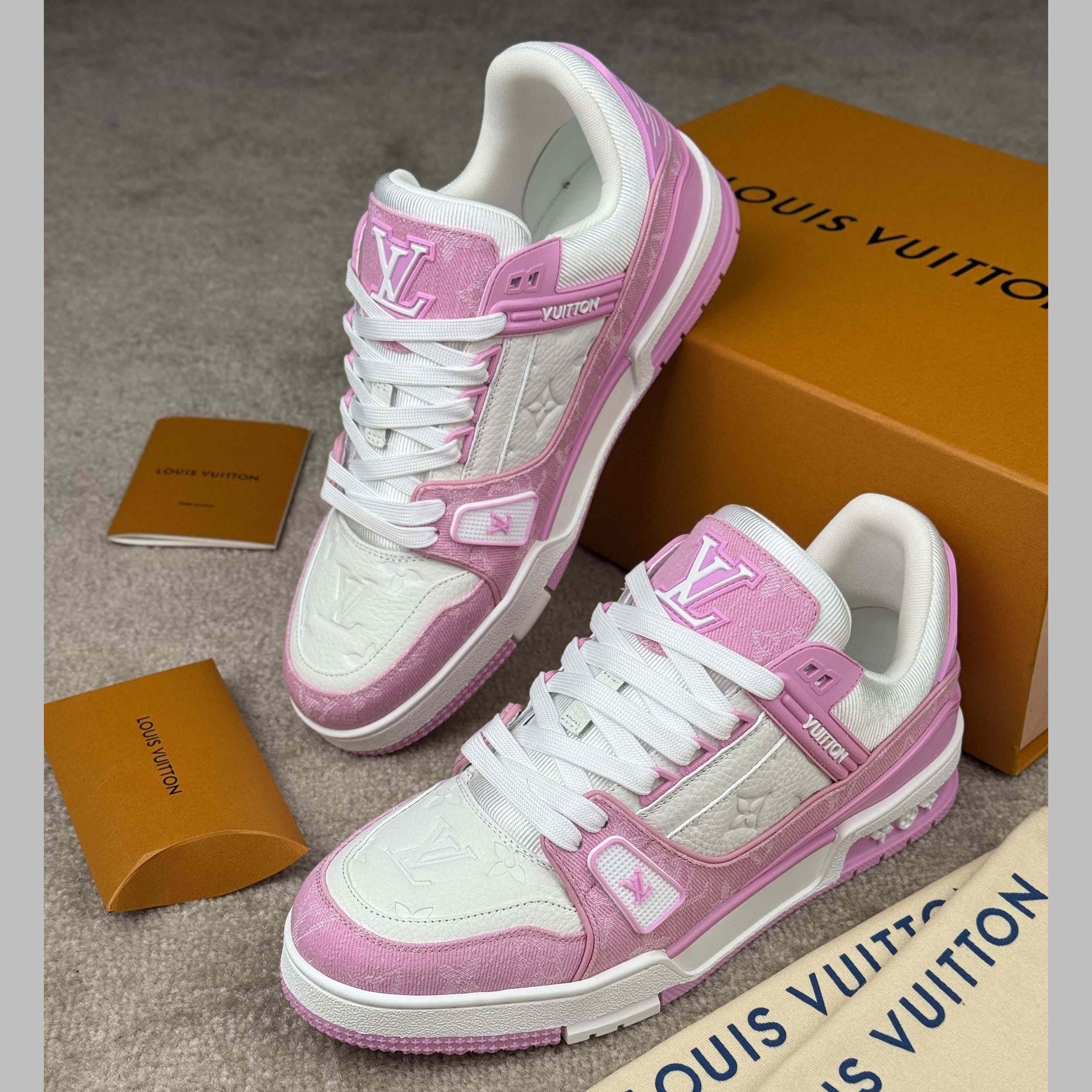 Louis Vuitton LV Trainer Sneaker   1AIKNK - DopestKickz