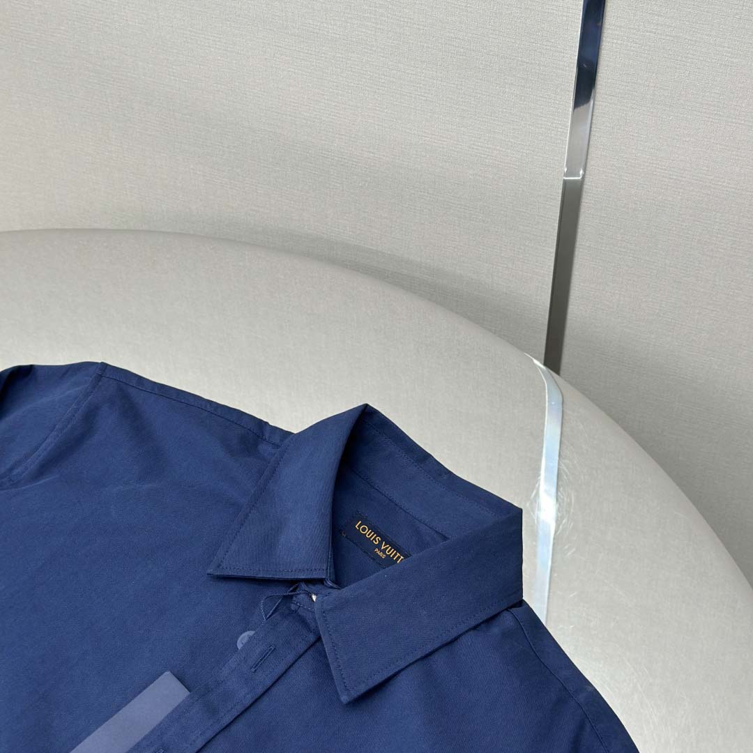 Louis Vuitton Printed Signature Long- Sleeved Shirt   1AIMIR - DopestKickz