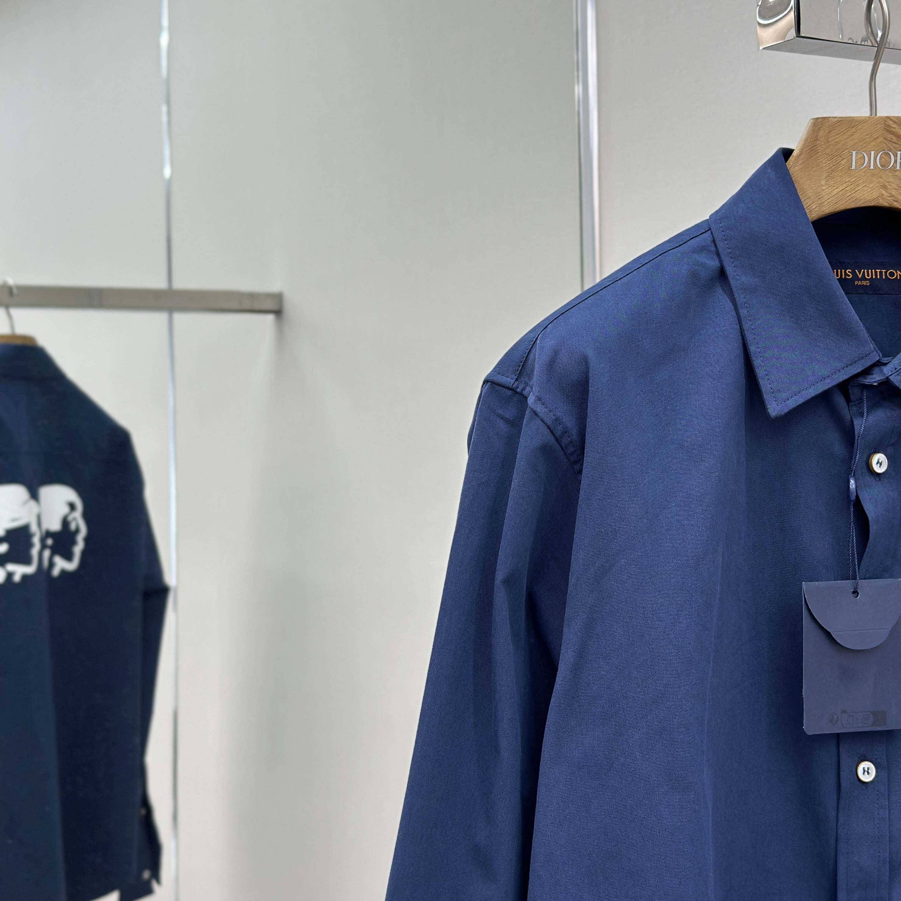 Louis Vuitton Printed Signature Long- Sleeved Shirt   1AIMIR - DopestKickz