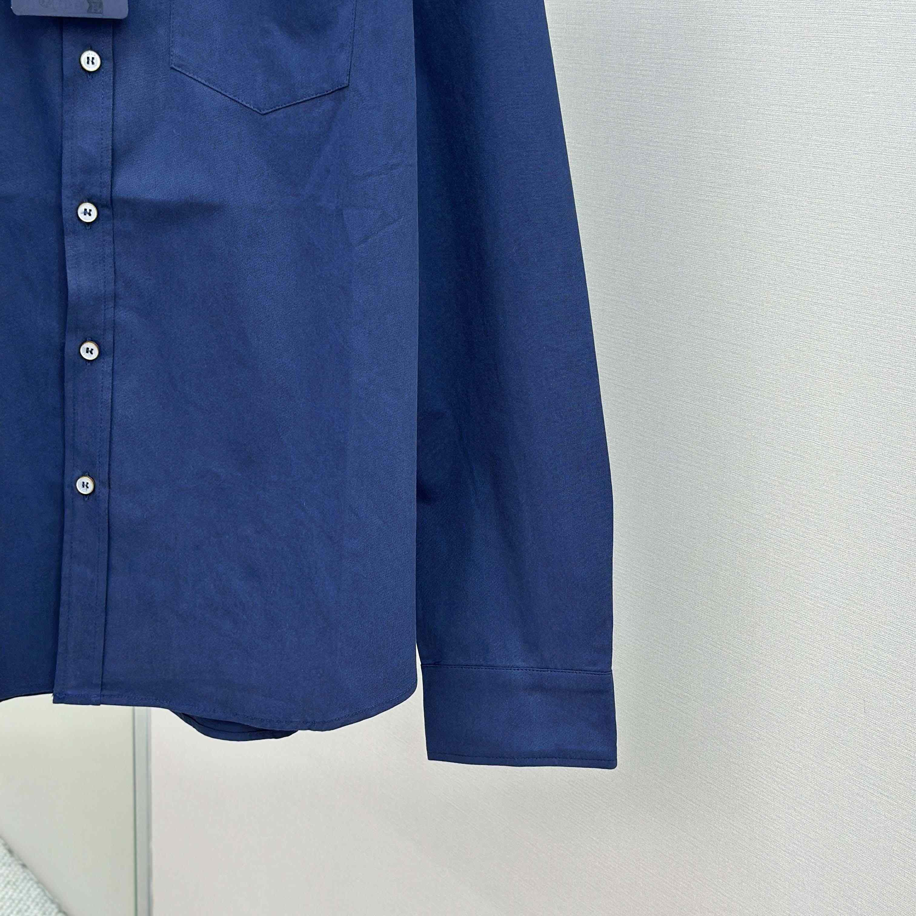 Louis Vuitton Printed Signature Long- Sleeved Shirt   1AIMIR - DopestKickz