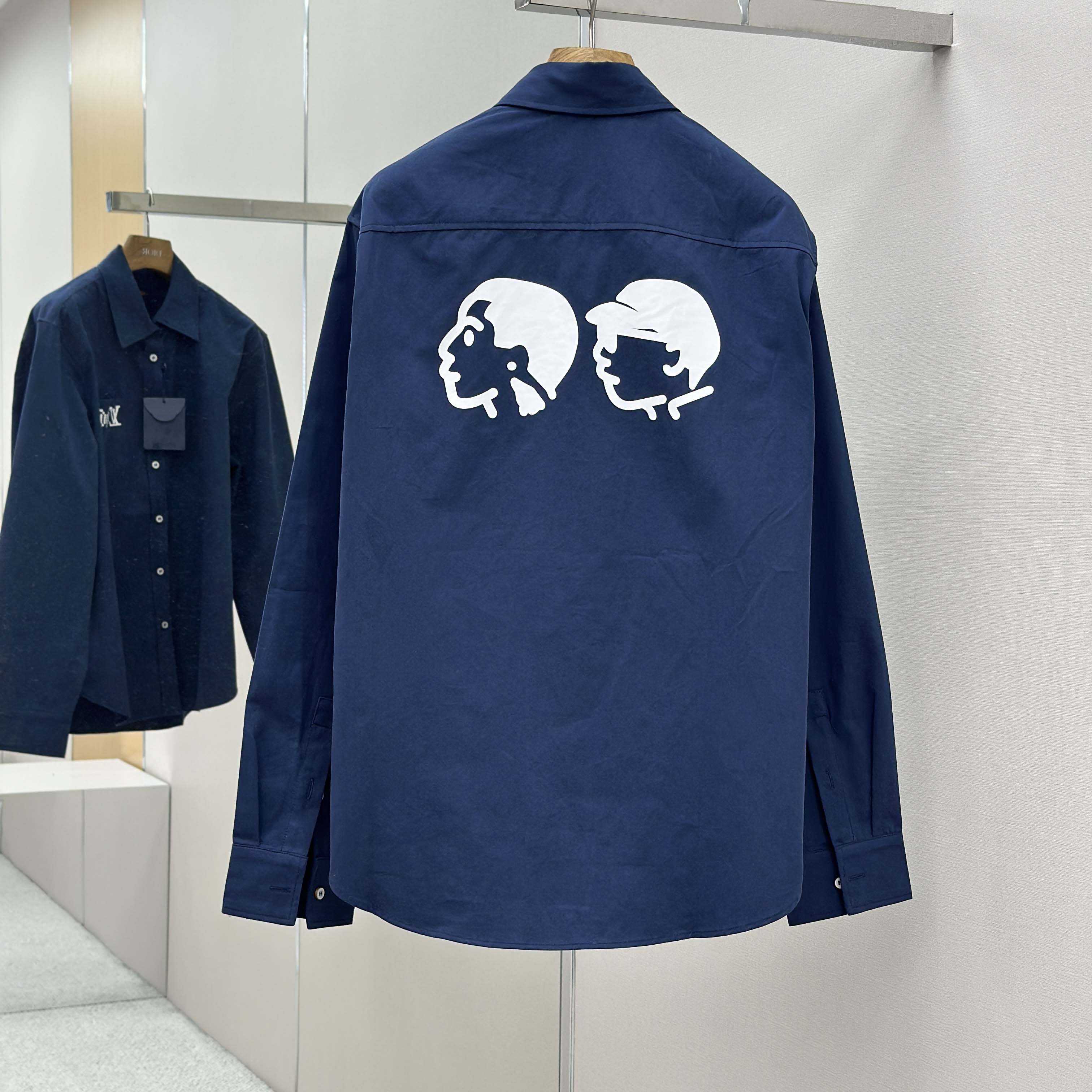 Louis Vuitton Printed Signature Long- Sleeved Shirt   1AIMIR - DopestKickz