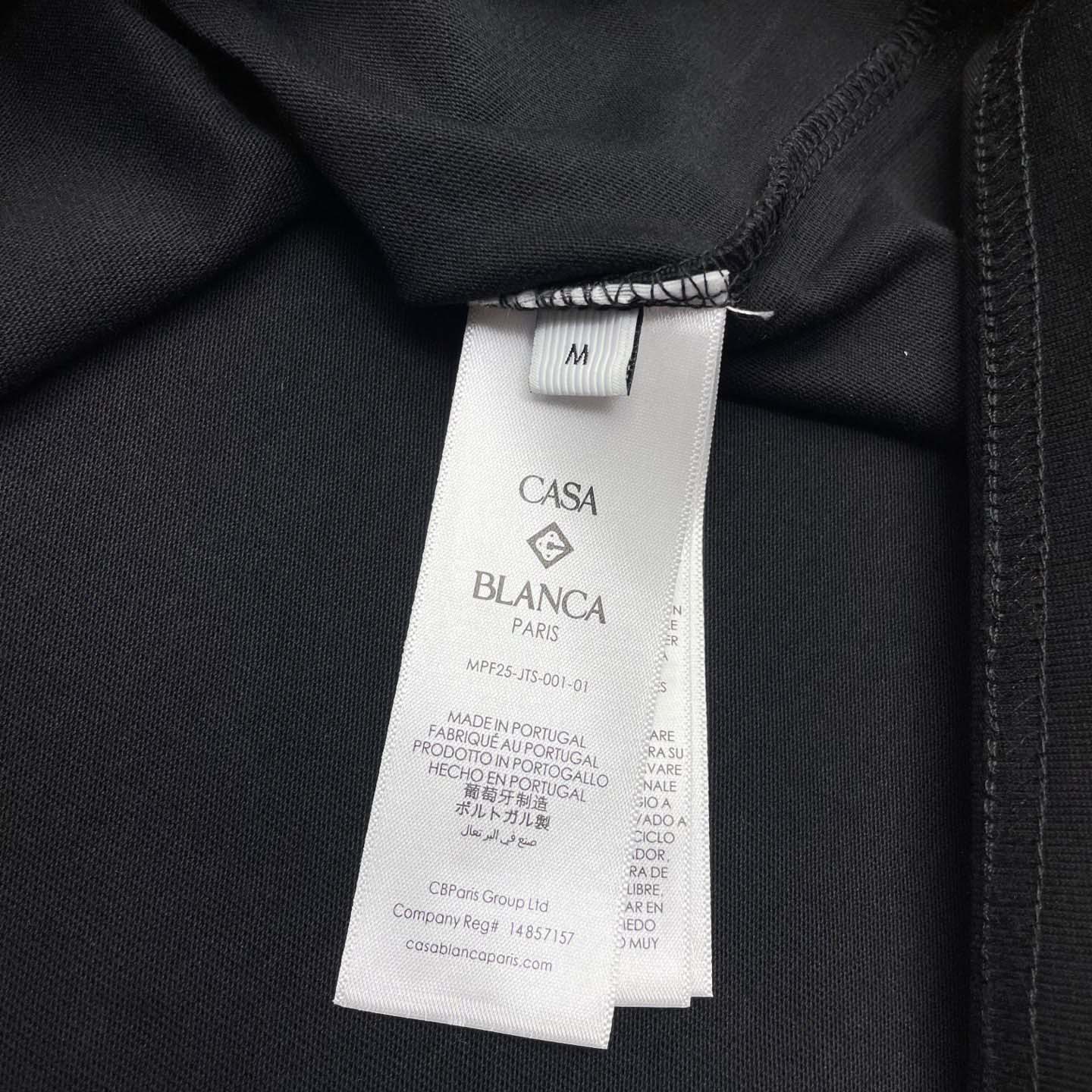 Casablanca Montagne Printed T-Shirt 'Black'   C1035 - DopestKickz