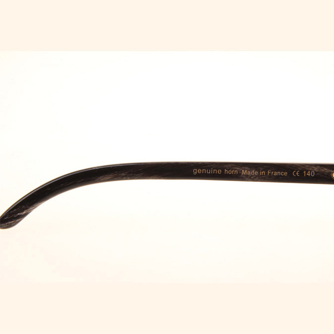 Cartier CT_3524012 Black Grey Buffalo Sunglasses In Gold Brown - DopestKickz