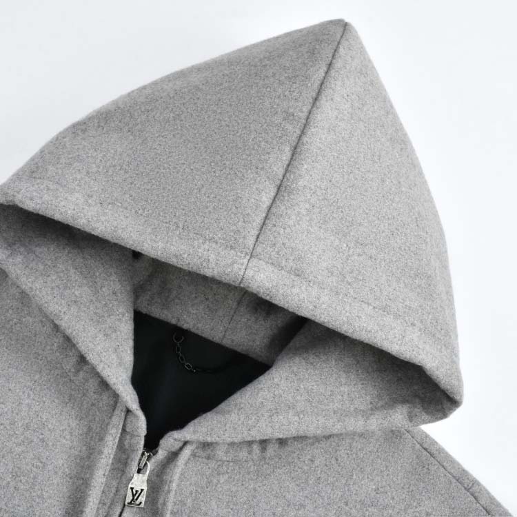 Louis Vuitton Tailored Technical Wool Hooded Blouson  1AFYBO - DopestKickz