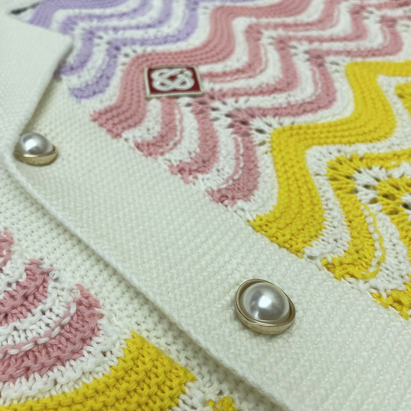 Casablanca Wave Crochet Shirt   D0056 - DopestKickz