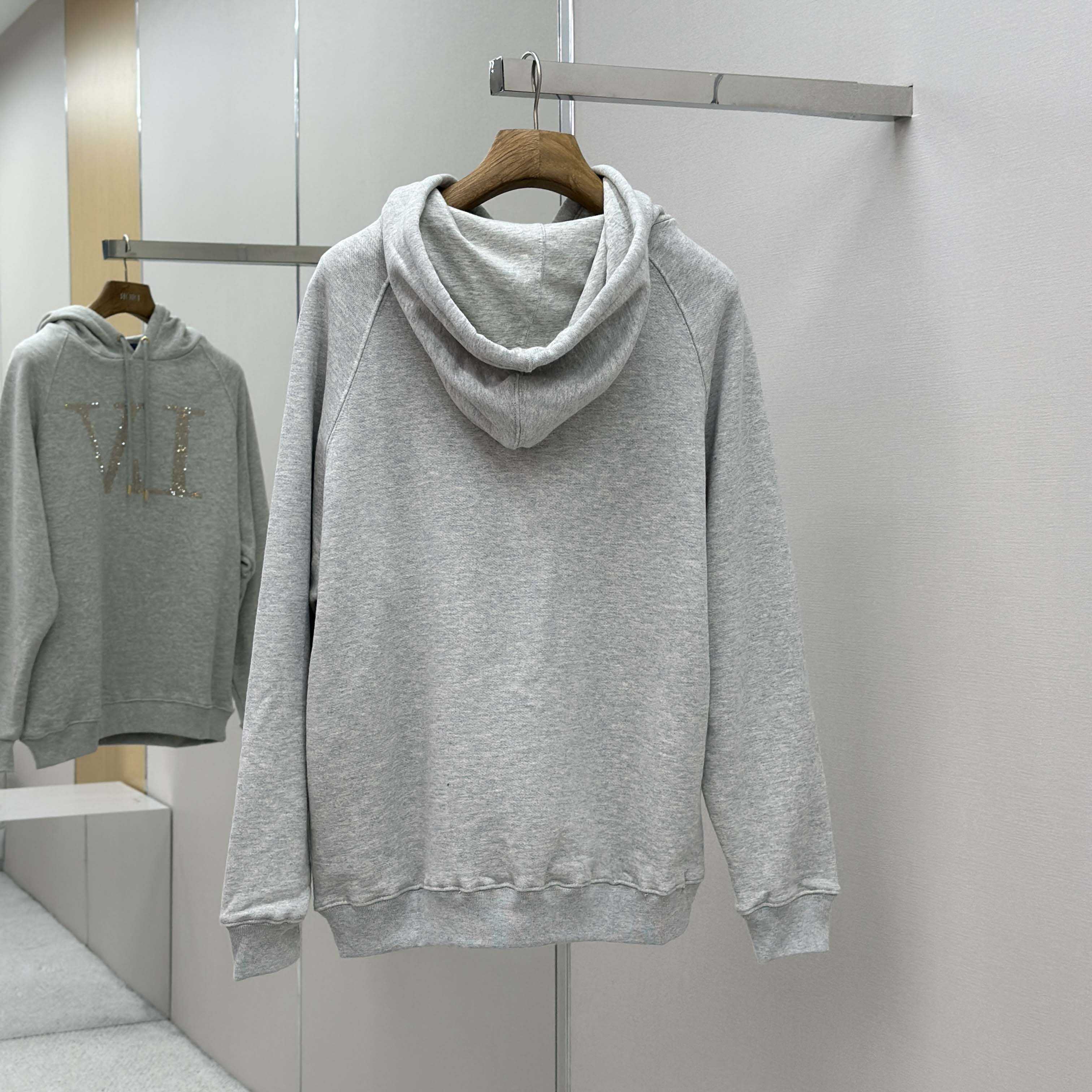 Louis Vuitton Rhinestone Signature Hoodie   1AIBLF - DopestKickz