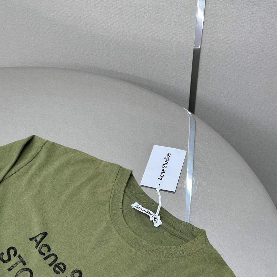 Acne Studios Logo T-shirt - Relaxed Fit - DopestKickz