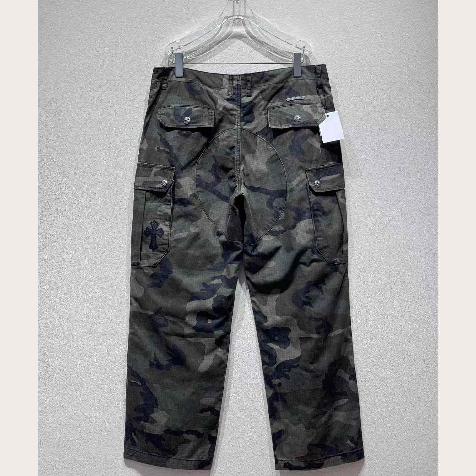 Chrome Hearts Camouflage Cargo Pants - DopestKickz