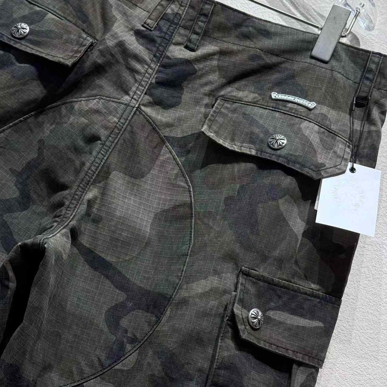 Chrome Hearts Camouflage Cargo Pants - DopestKickz